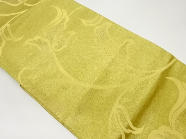 花唐草模様織出し名古屋帯